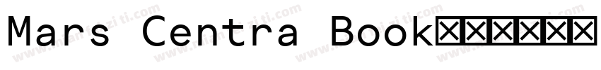 Mars Centra Book字体转换